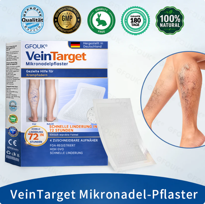 💗👨🏻‍⚕️GFOUK® VeinTarget Microneedle Patch ⚡ Sofortige Linderung, langfristige Ergebnisse