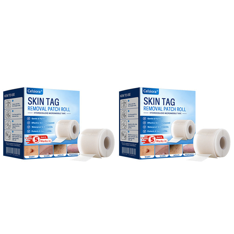 🫧🌟Celsiora® Multi-Functional Microneedle Hydrocolloid Patch Roll | Unterstützt die Pflege von Hautanhängseln, Warzen & hartnäckigen Hautunreinheiten