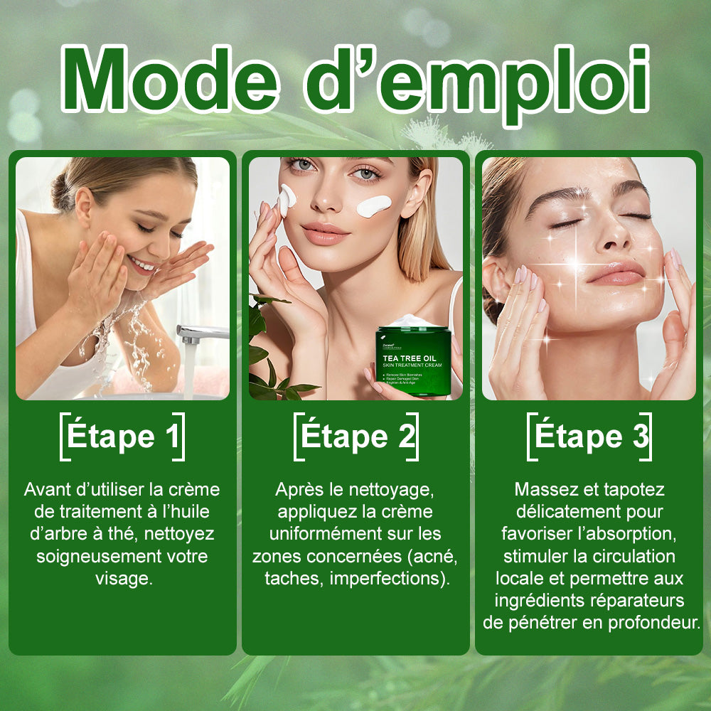 🌿𝐳𝐯𝐨𝐞𝐯𝐨® 𝐂𝐫𝐞̀𝐦𝐞 𝐝𝐞 𝐓𝐫𝐚𝐢𝐭𝐞𝐦𝐞𝐧𝐭 𝐚̀ 𝐥’𝐇𝐮𝐢𝐥𝐞 𝐝’𝐀𝐫𝐛𝐫𝐞 𝐚̀ 𝐓𝐡𝐞́ – Testée dermatologiquement et certifiée par des dermatologues. Une aide efficace contre les taches cutanées, les dommages de la peau, le teint irrégulier et les signes du vieillissement.